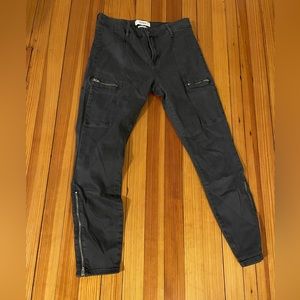 Pistola Size 29 Charcoal Grey Stretchy Jeans